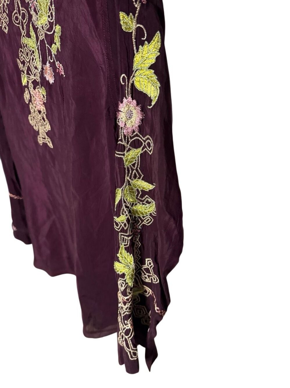 Johnny Was Workshop AVA Embroidered VINTAGE BUTTON DOWN SHIRT Women’s Small - Picture 7 of 9